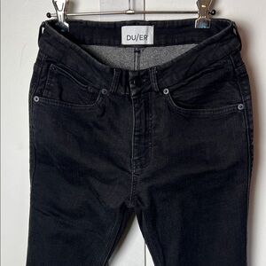 DU/ER Black Fleece lined Skinny Jeans